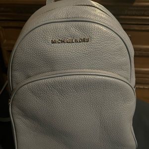 Michael Kors backpack purse medium size baby blue only carried a few times.
